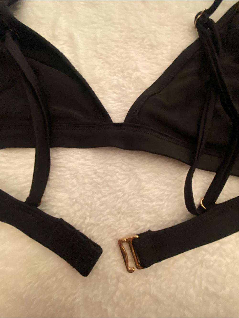 Black Triangle adjustable bikini top - Picture 3 of 3